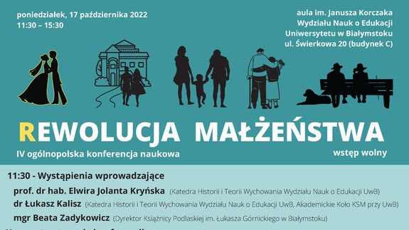 IV Ogólnopolska Konferencja Naukowa (R)EWOLUCJA MAŁŻEŃSTWA